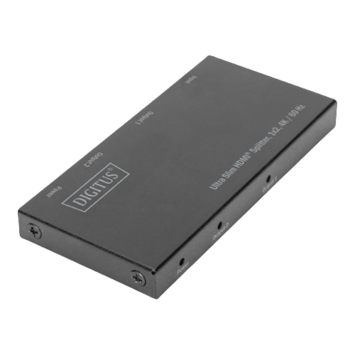 DIGITUS Ultra Slim HDMI® Splitter, 1x2, 4K / 60 Hz, DS-45322