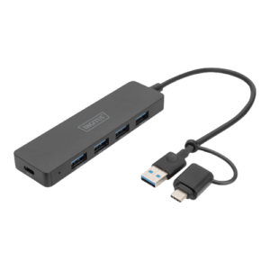 DIGITUS USB 3.0 Hub 4-Port, Slim Line
