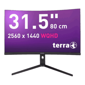 TERRA LCD/LED 3285W HA black CURVED