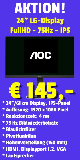 AOC Display Aktion