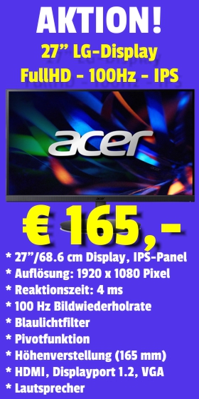 Acer Display Aktion