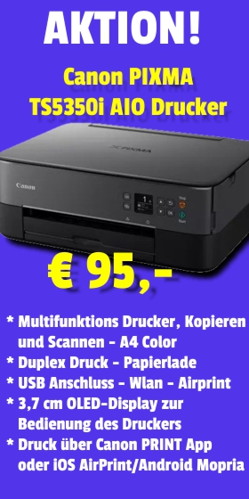 Canon PIXMA Aktion