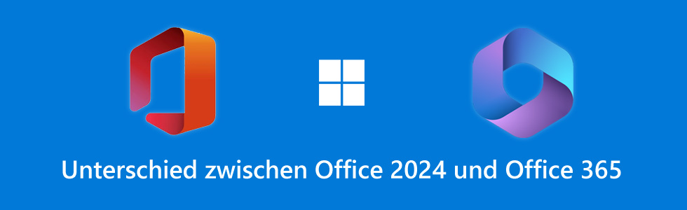 Unterschied zwischen Office 2024 und Office 365