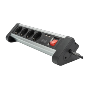 DIGITUS 4-fach Office-Steckdosenleiste