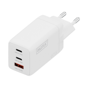 DIGITUS USB GaN Charger 67W, 2x USB-C, 1x USB-A