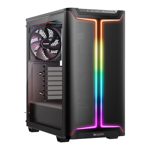 be quiet! Pure Base 501 DX Black, Glasfenster