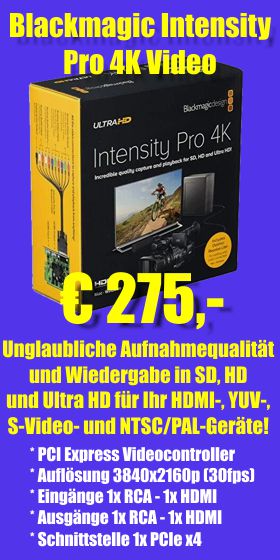 Blackmagic Intensity Pro 4K Video