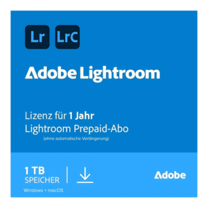 Adobe Lightroom 1TB - 1 Jahr