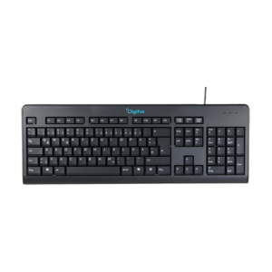 DIGITUS CK10, kabelgebundene Tastatur, schwarz